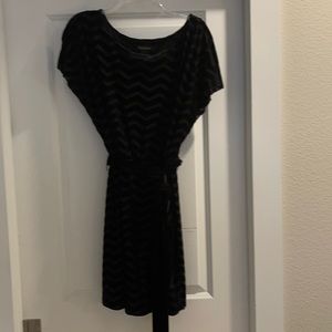 Express Black Velvet Dress - Size S